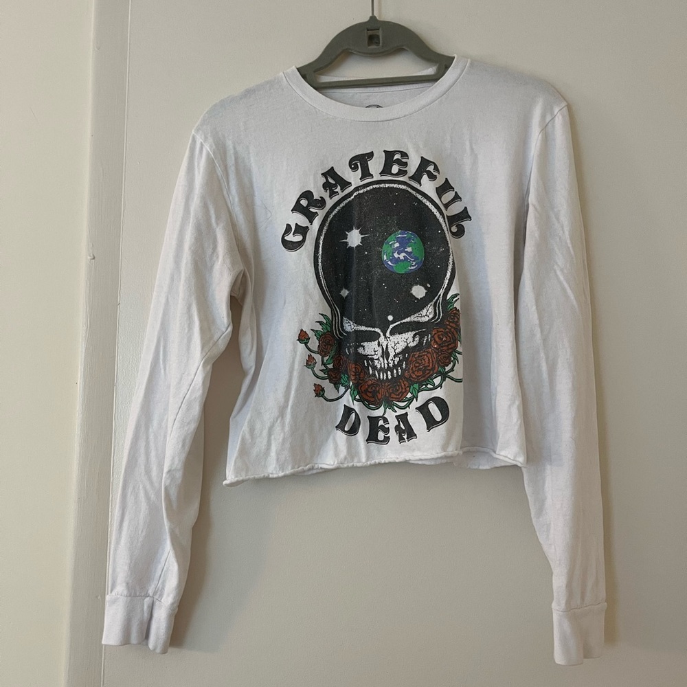 White Grateful Dead Long Sleeve Shirt